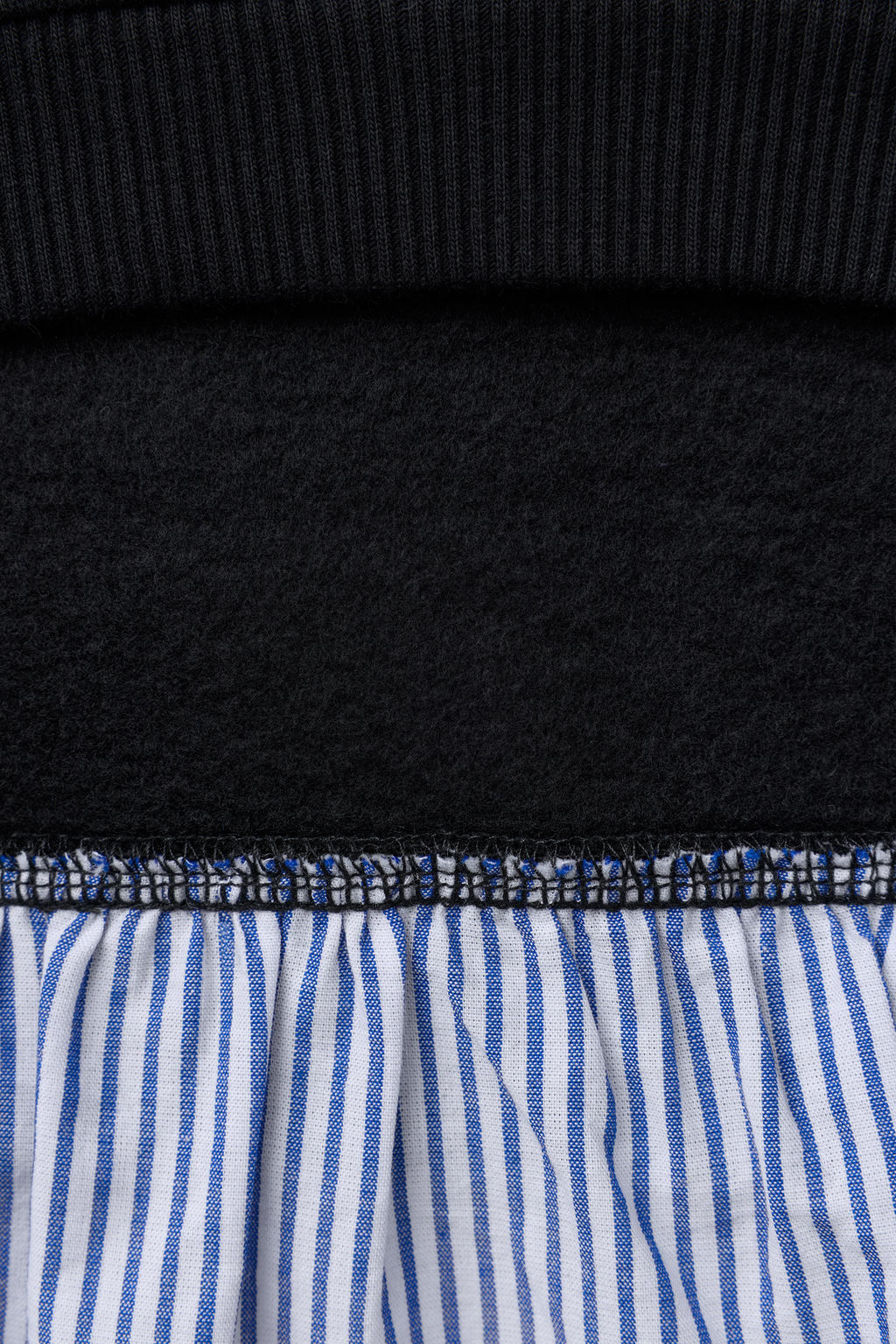 STRIPED DOUBLE HEM hoodie - Zara фото 4