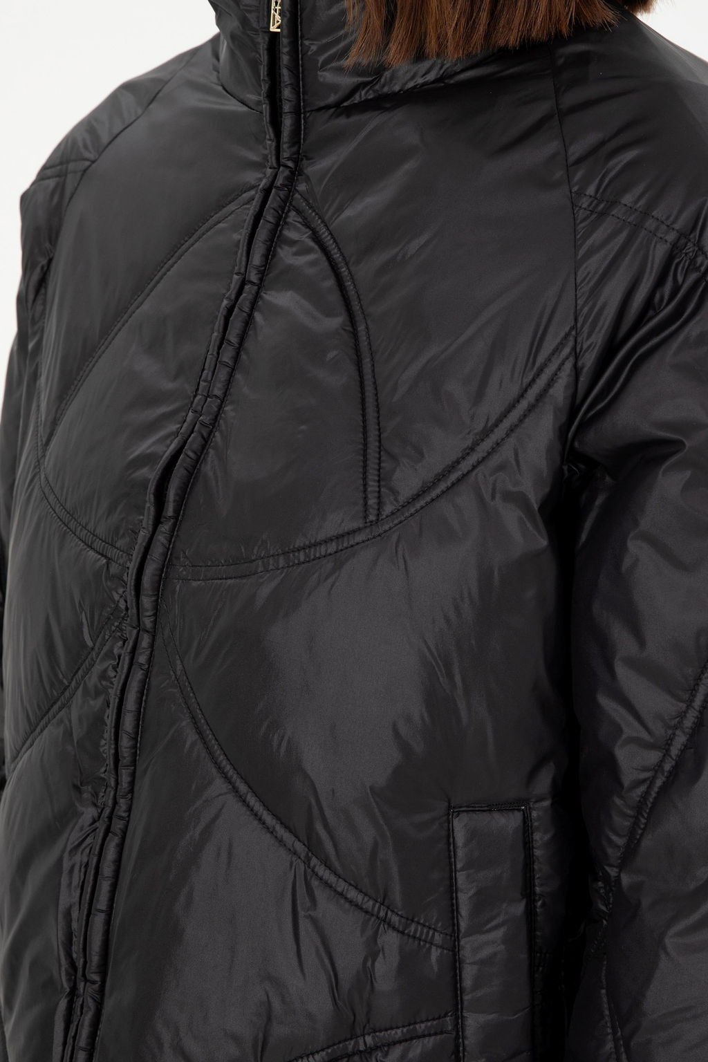 Женское черное пальто - U.s. polo assn фото 7