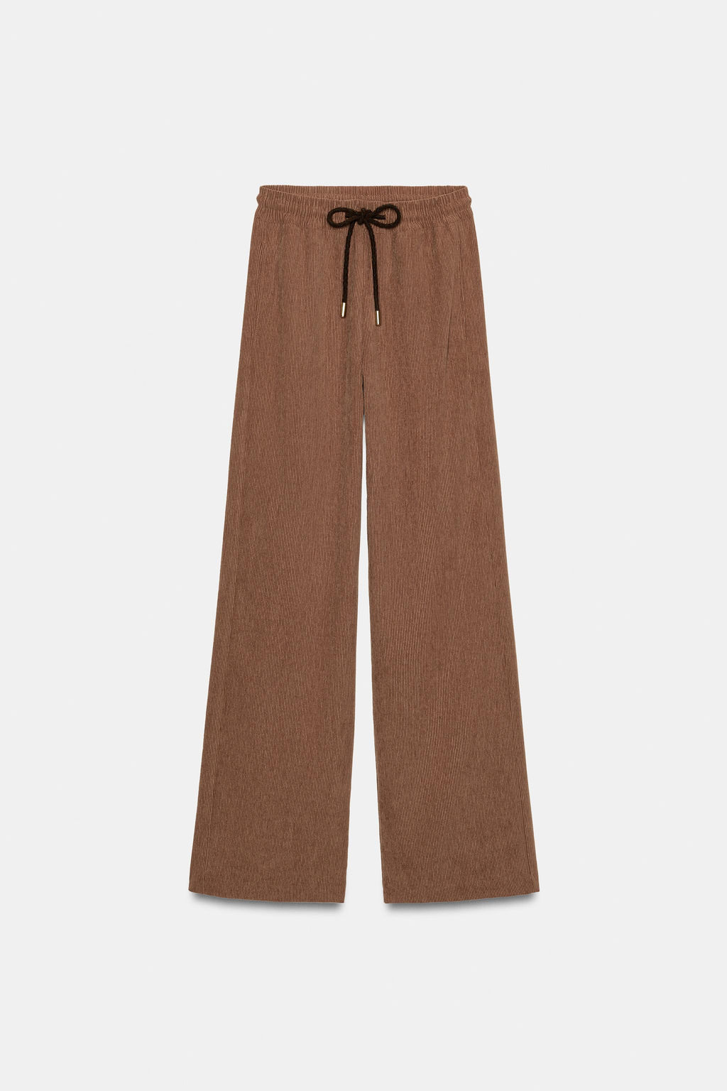 STRAIGHT FIT TROUSERS WITH ELASTICATED WAIST - Zara фото 6