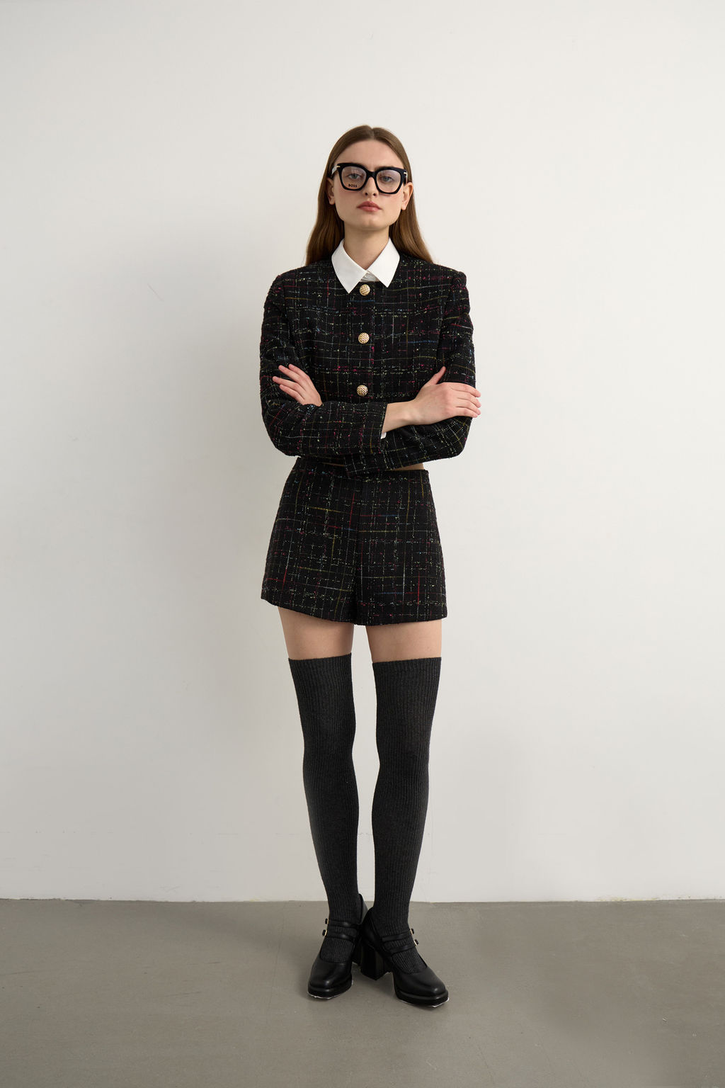 Шорты мини из твида - Mollis фото 2