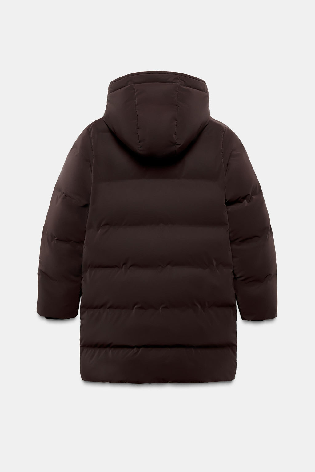 WINDPROOF RUBBERISED FABRIC MID-LENGTH ANORAK - Zara фото 9