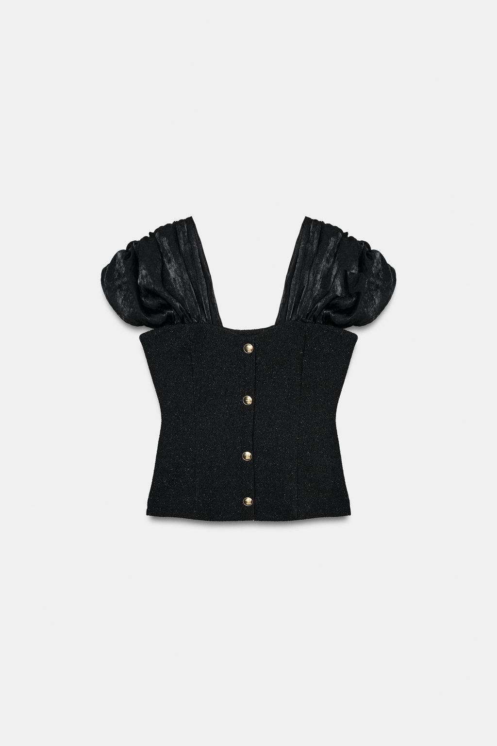 BOUCL_ COMBINED TOP - Zara фото 8