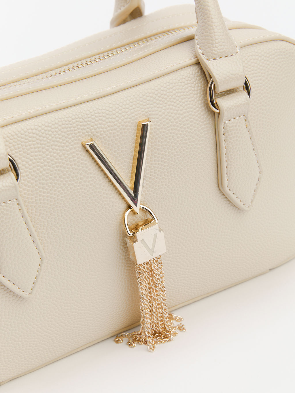 Женская сумка с ручками VALENTINO DIVINA Артикул 4070956, молочно-бежевый фото 3