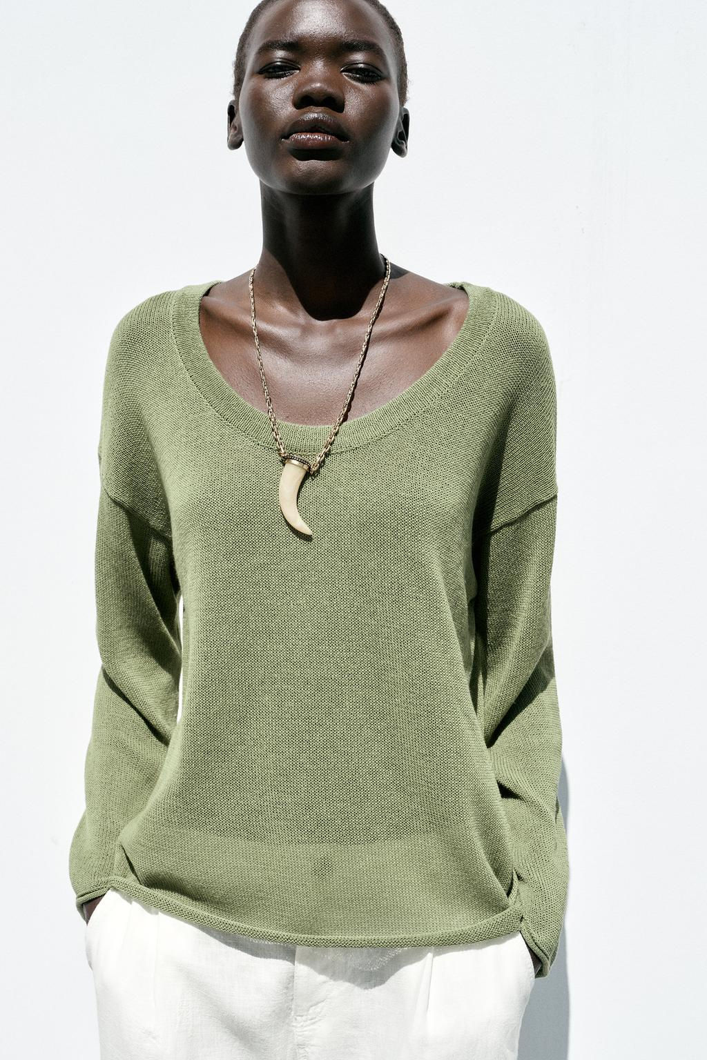 RUSTIC KNIT SWEATER - Zara фото 6