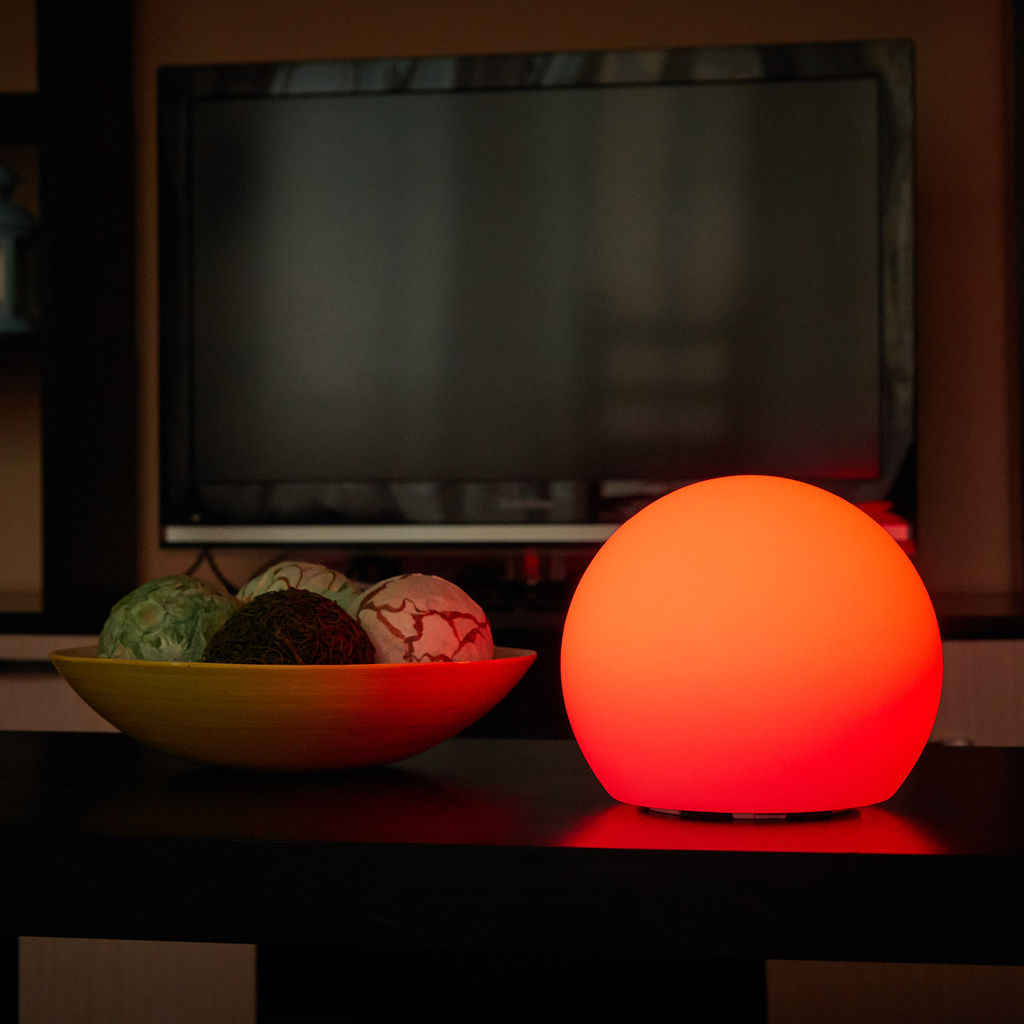 ULG-R001 020/RGB IP65 BALL Светильник декоративный светодиодный Шар. Аккумуляторный (в/к). Диаметр 20см. RGB свет. TM Uniel