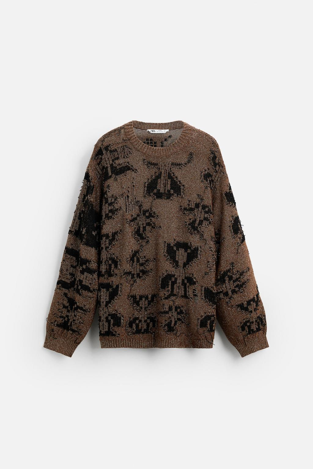 LIMITED EDITION SHINY OPENWORK SWEATER - Zara фото 8
