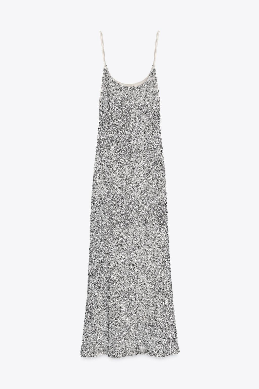 SEQUINNED CAMISOLE DRESS - Zara фото 3