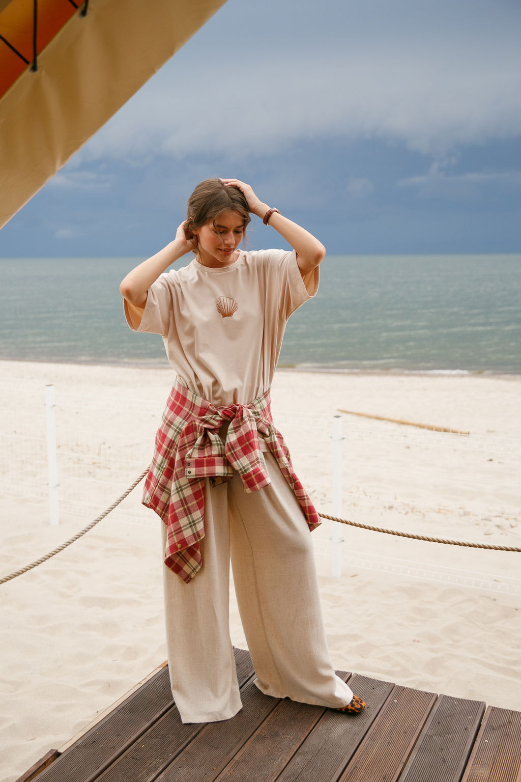 Брюки-палаццо женские Nature - Captain's mate фото 10