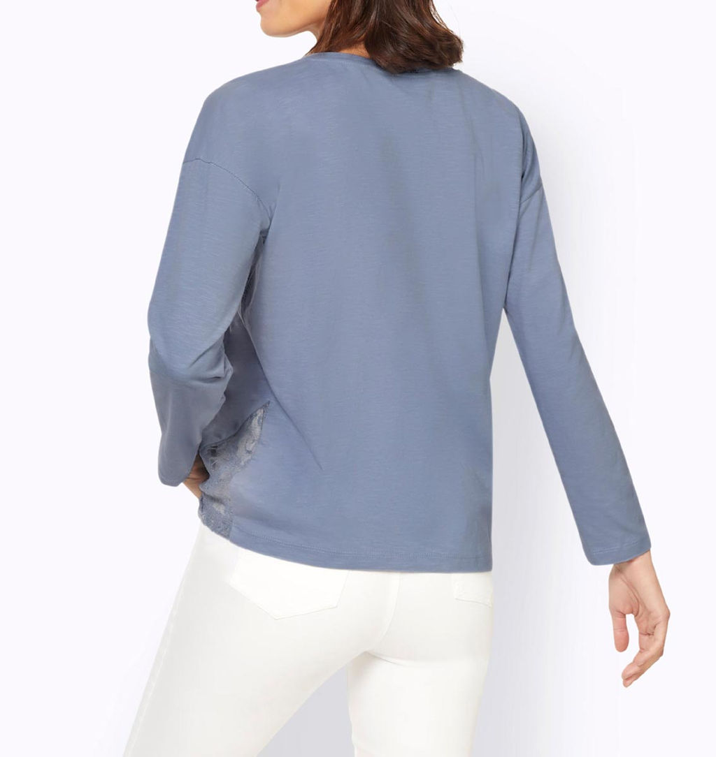 Блузка, голубая - Heine фото 4