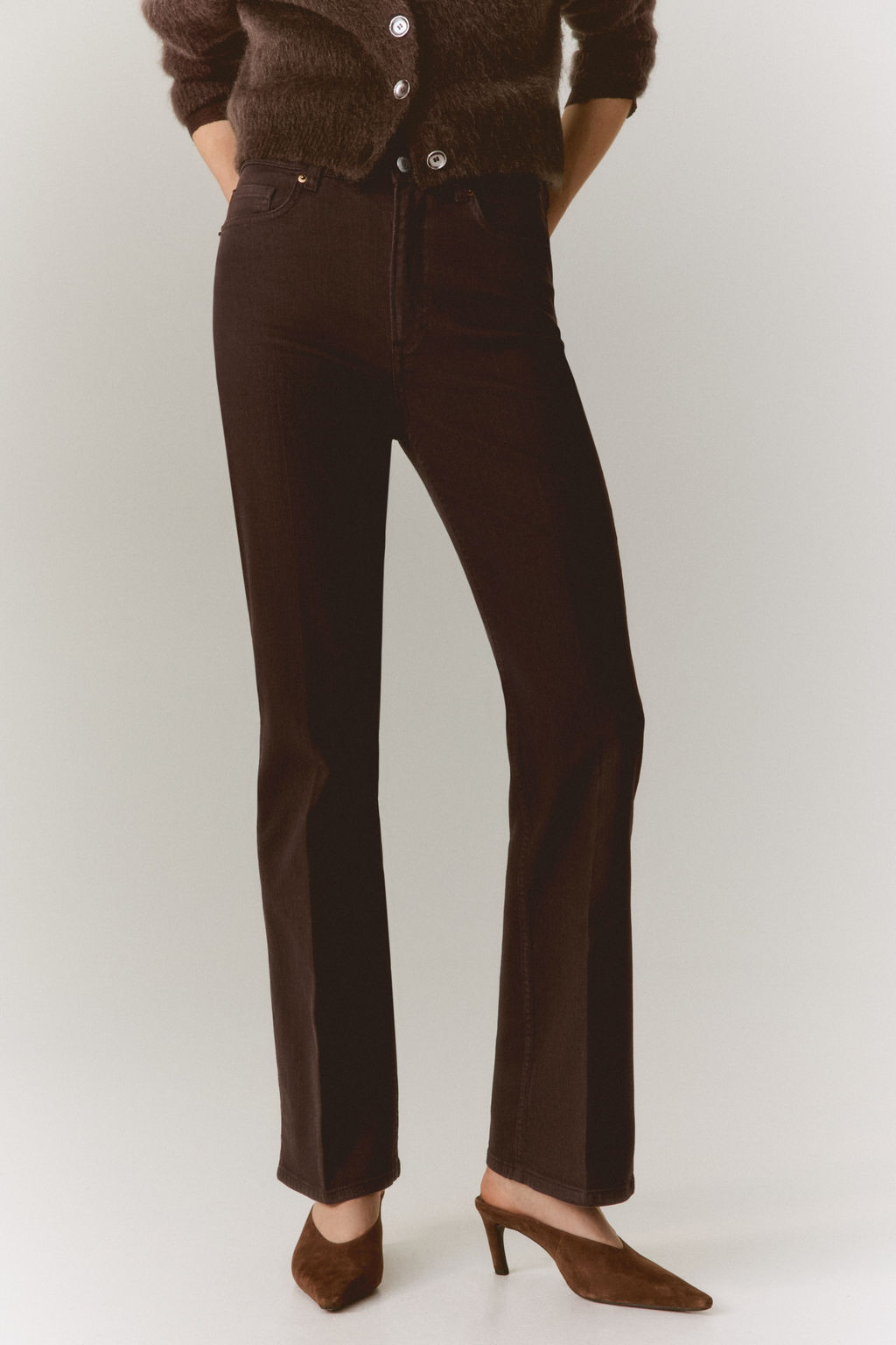 Bootcut High Jeans - H&m фото 7