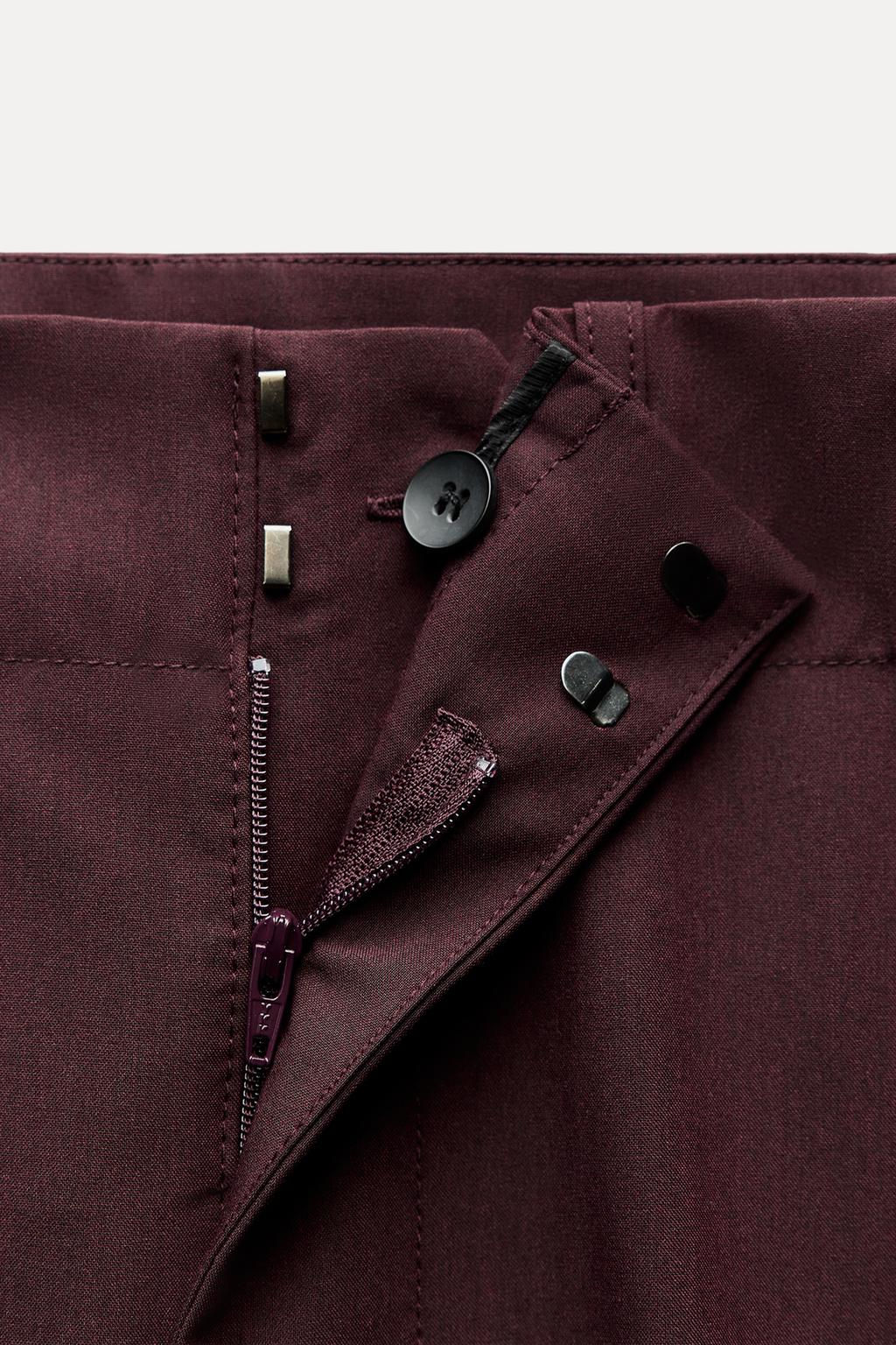 ZW COLLECTION STRAIGHT-LEG TROUSERS - Zara фото 7