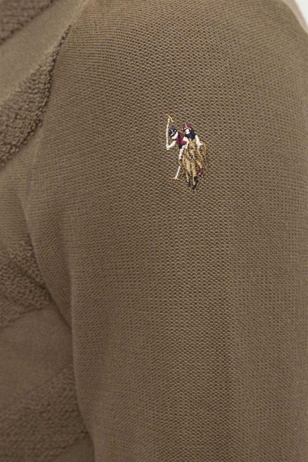 Мужской коричневый свитер Неожиданная скидка в корзине - U.s. polo assn фото 6