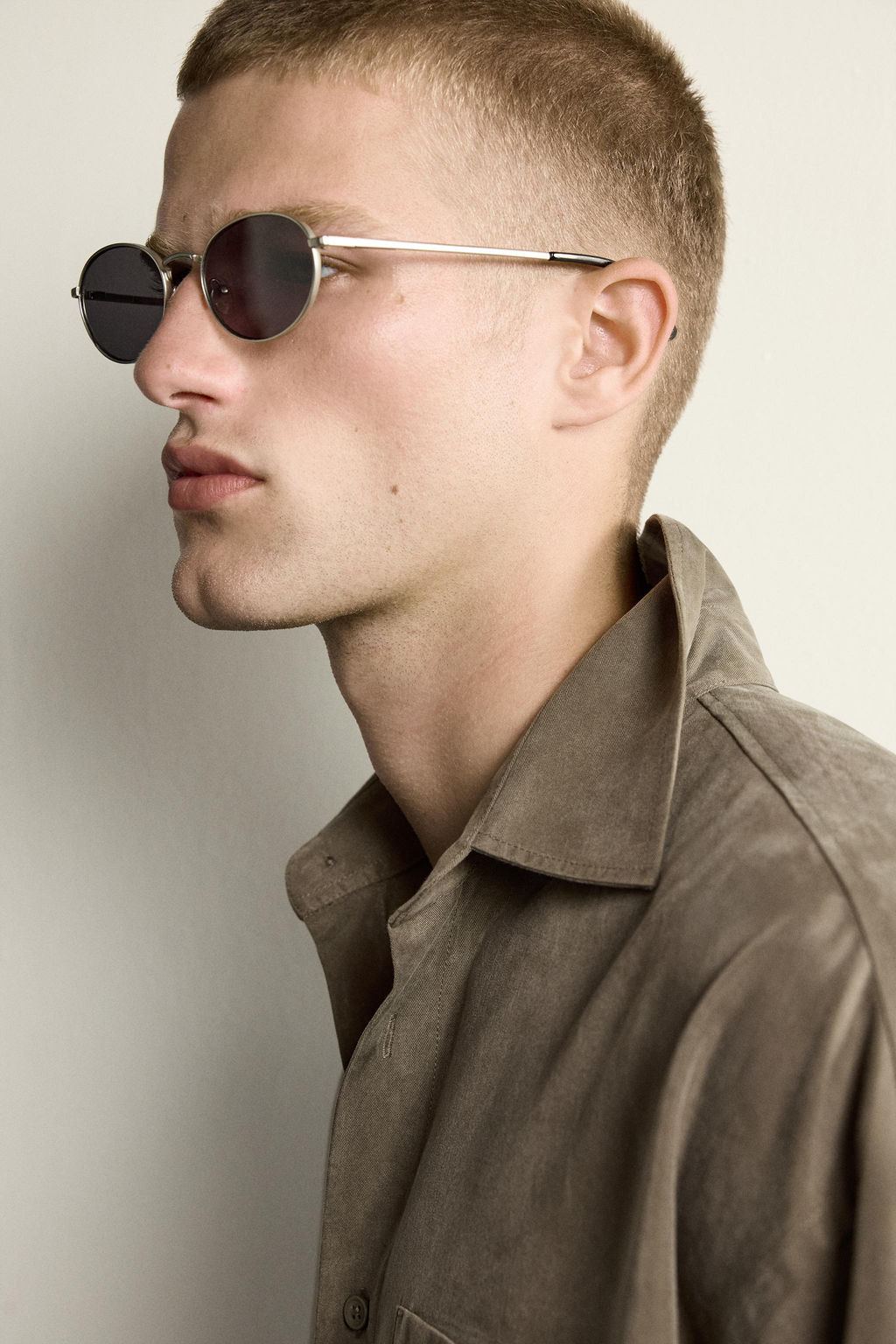 CAMISA FLUIDA RELAXED FIT / Marr?n - Zara фото 6