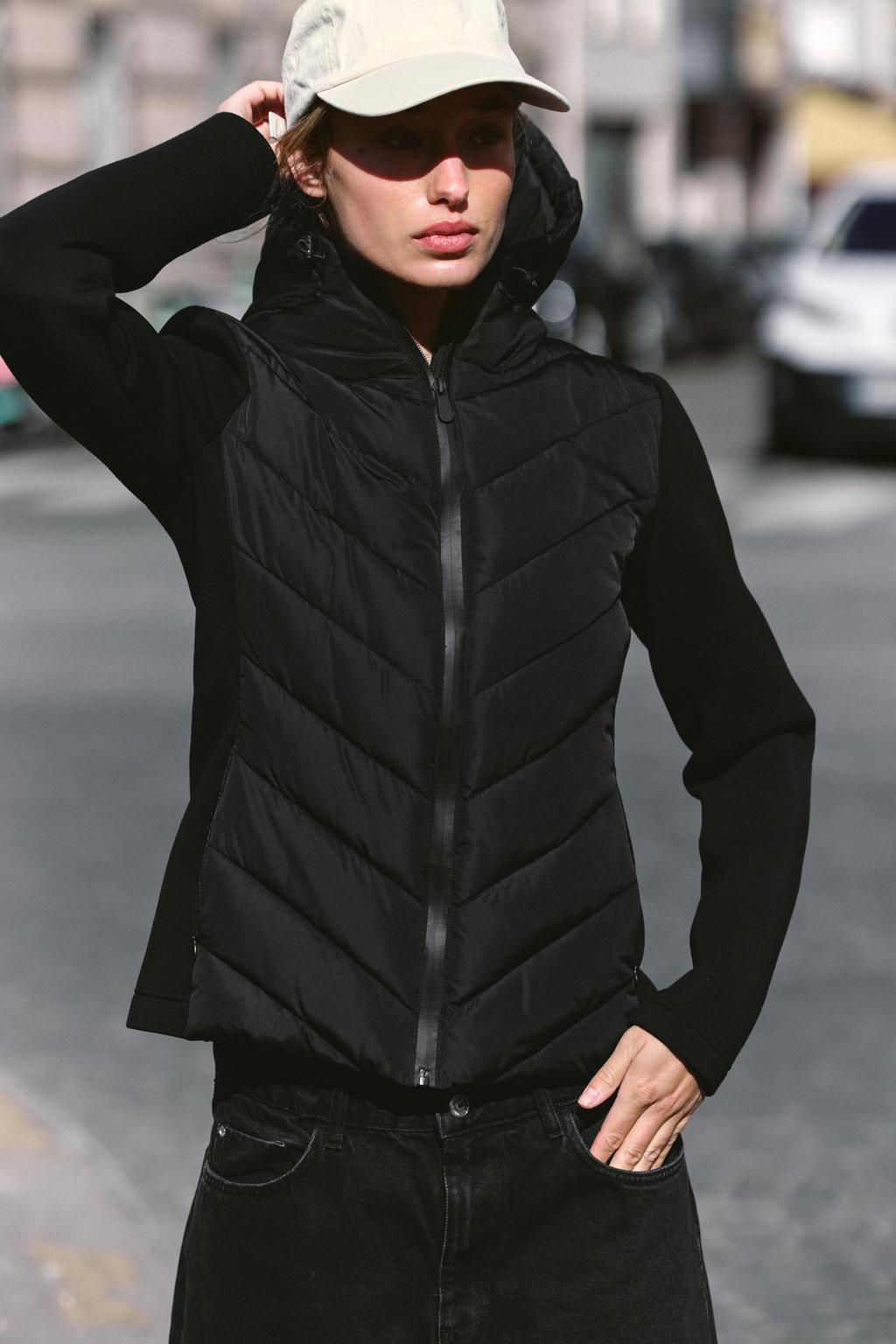 CONTRAST PADDED JACKET - Zara фото 7