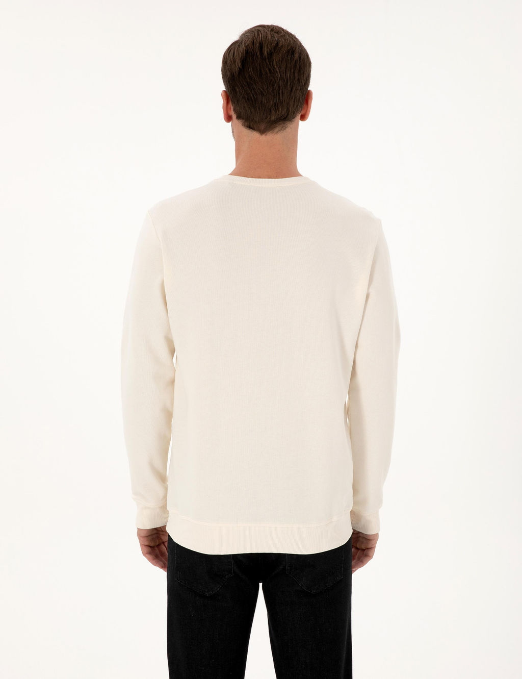 Ekru Regular Fit Sweatshirt