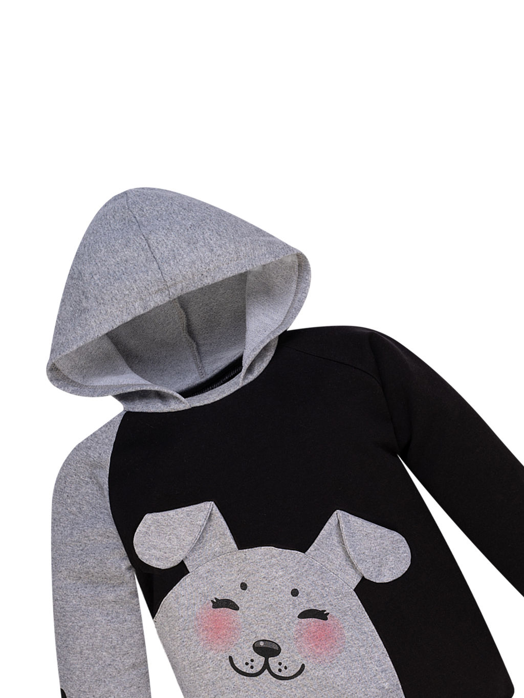 Костюм детский черныймеланж собака