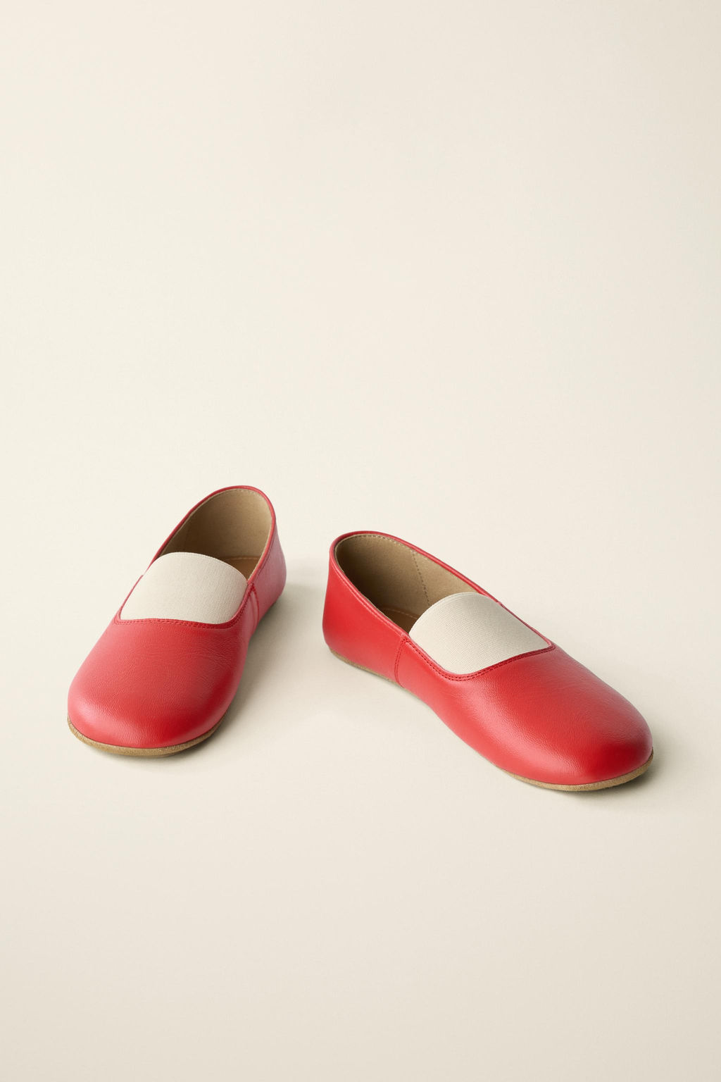 BAILARINA PIEL CREATED BY CARAMEL LONDON X ZARA / Rojo  фото 6