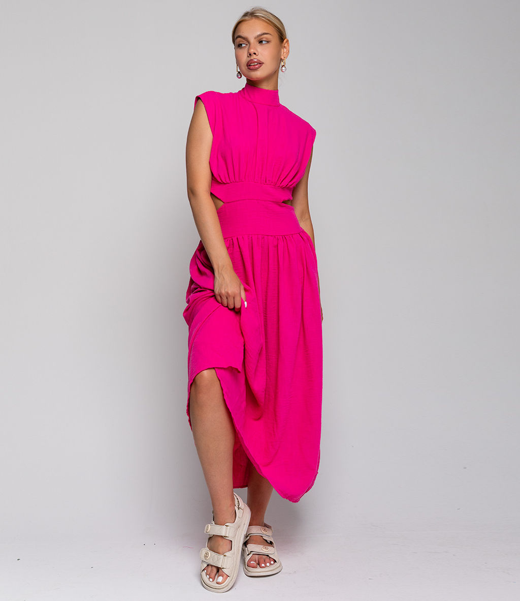 Платье #ОТЦ04002, фуксия - Dommod фото 6