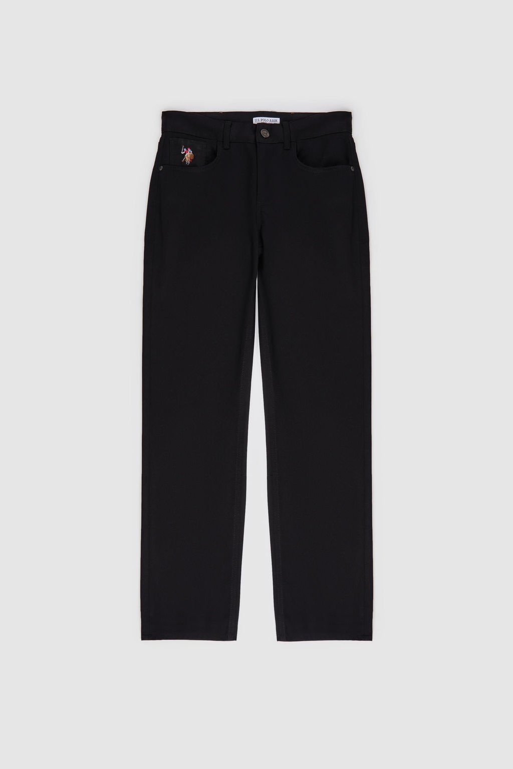 Erkek Slim Fit Siyah Kanvas / Chino Pantolon