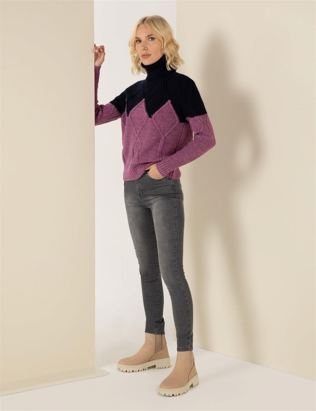 Koyu Gri Skinny Fit Jean Pantolon