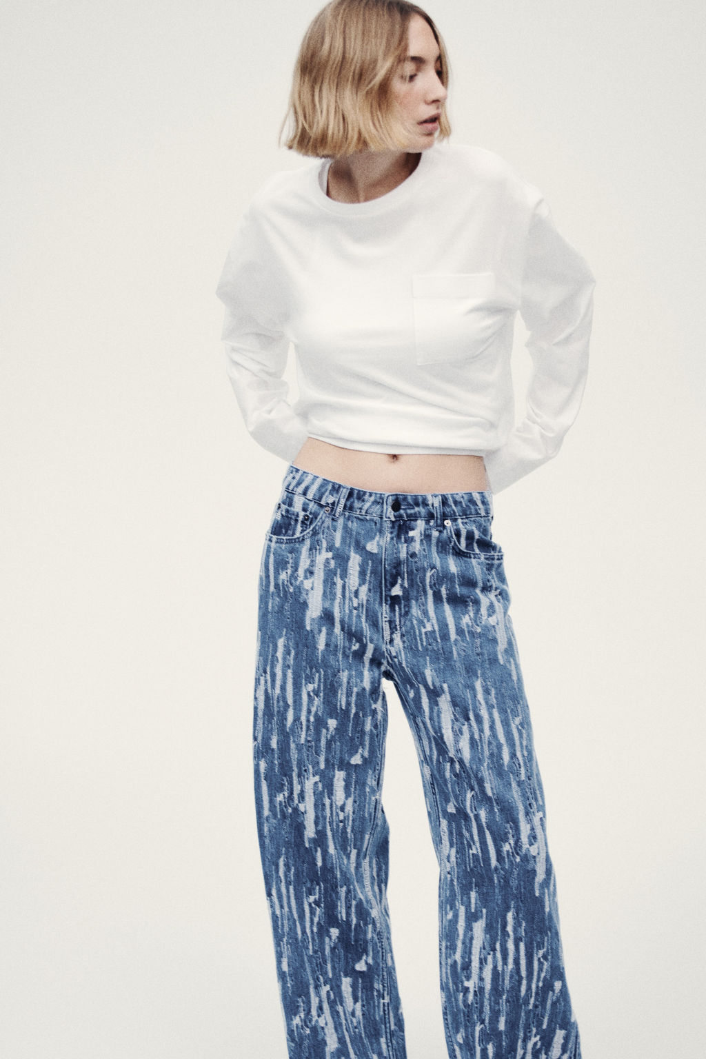 Straight Low Waist Jeans - H&m фото 6