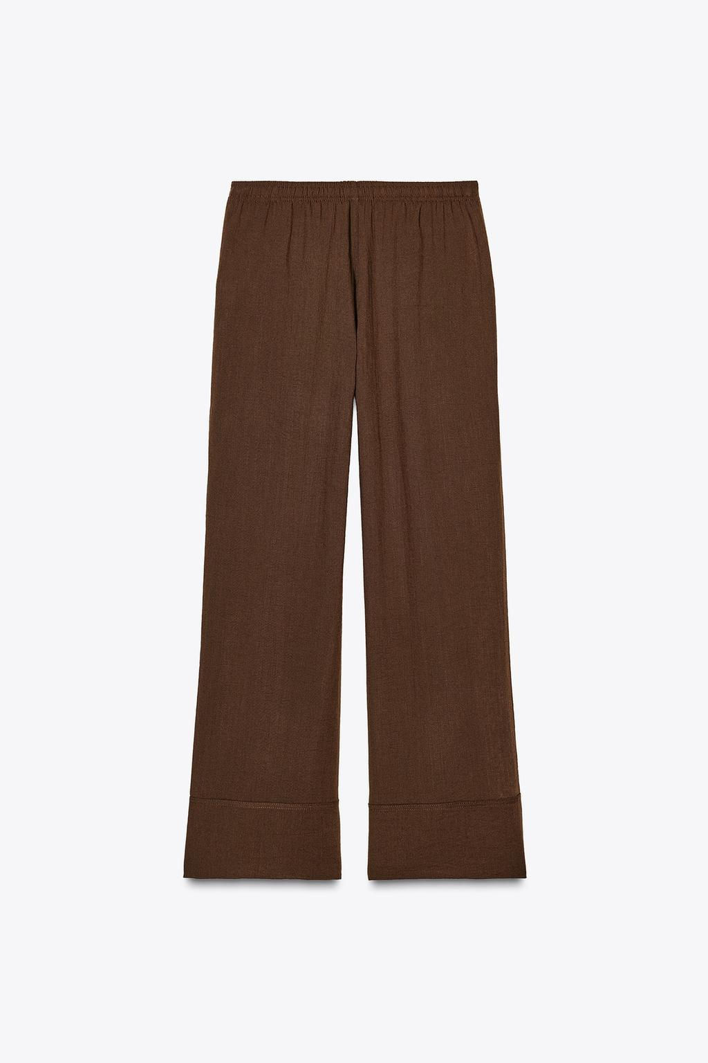 PYJAMA-STYLE TROUSERS - Zara фото 7
