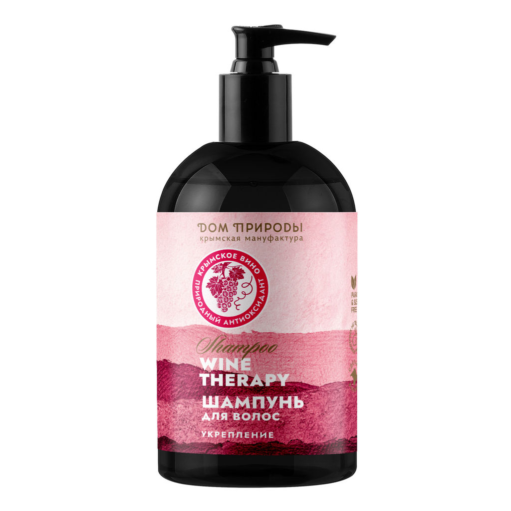 Винный шампунь Wine Therapy Укрепление, 500г - Мануфактура дом природы фото 2