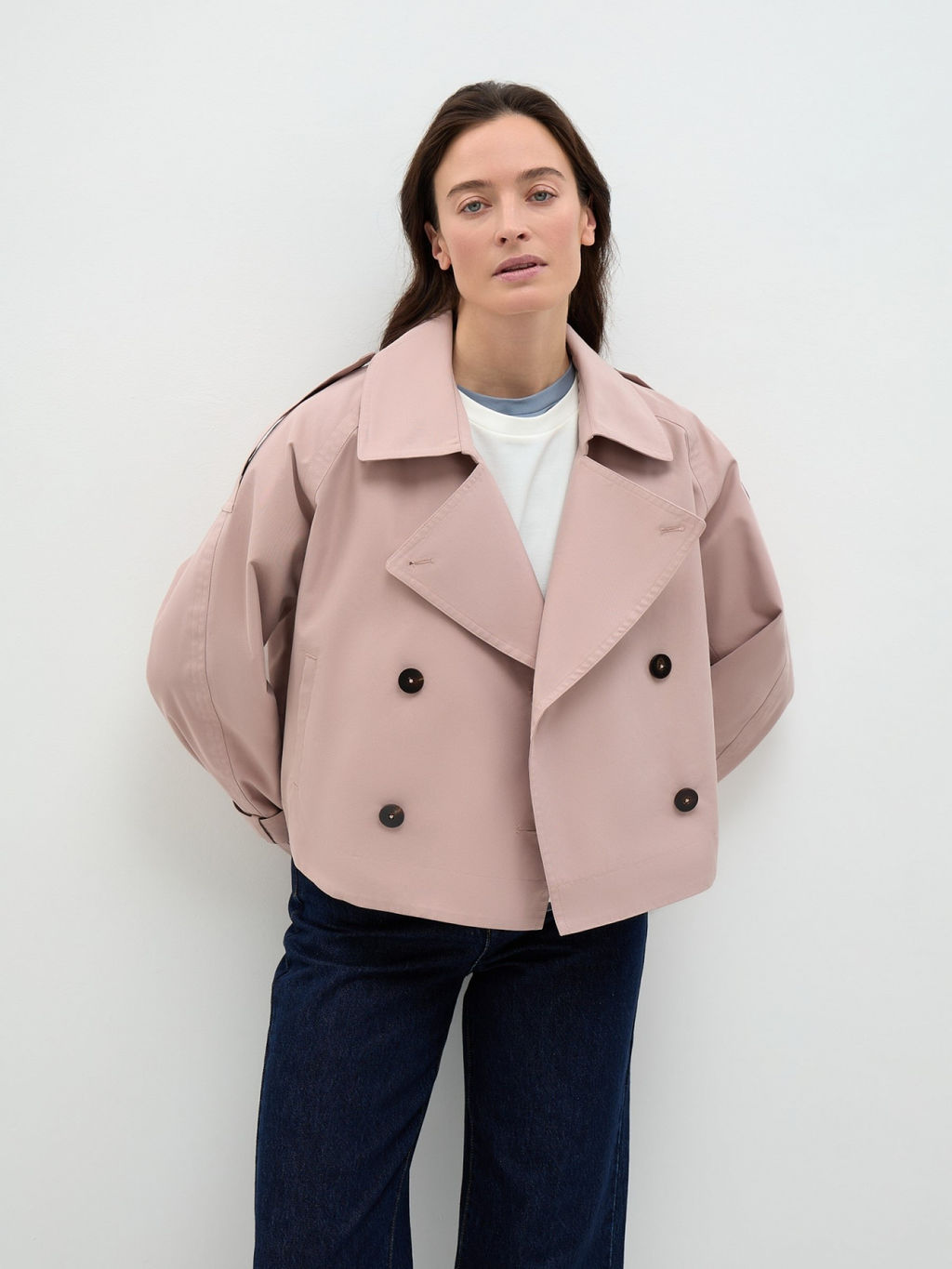 Conso/SS 240126 - peach Тренч женский