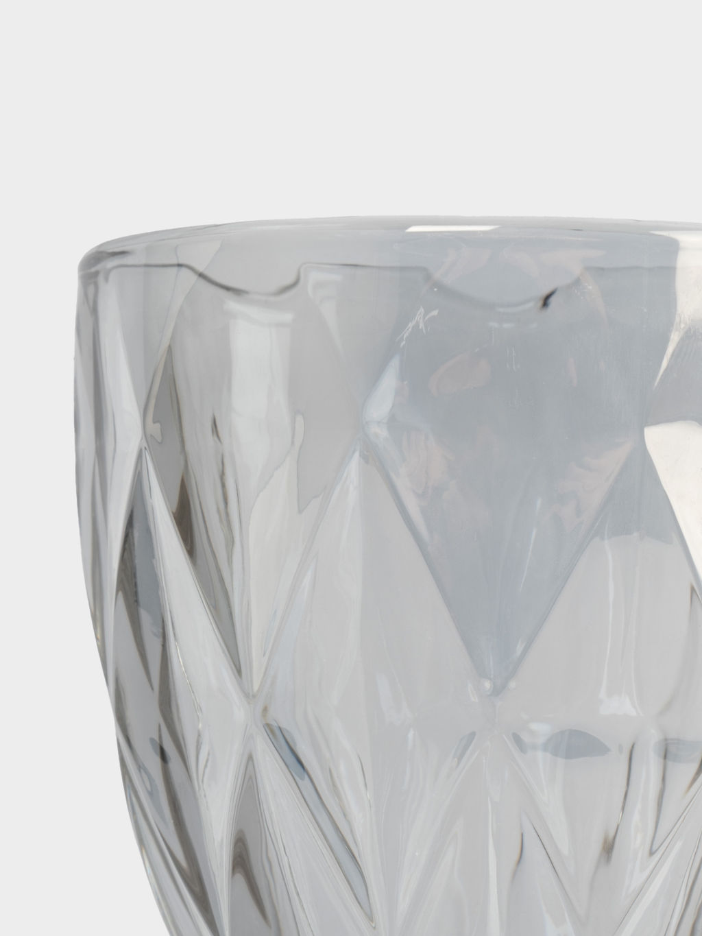 Бокал-кубок для вина, 300 мл, стекло, серый, Diamond color - Anna lafarg фото 5