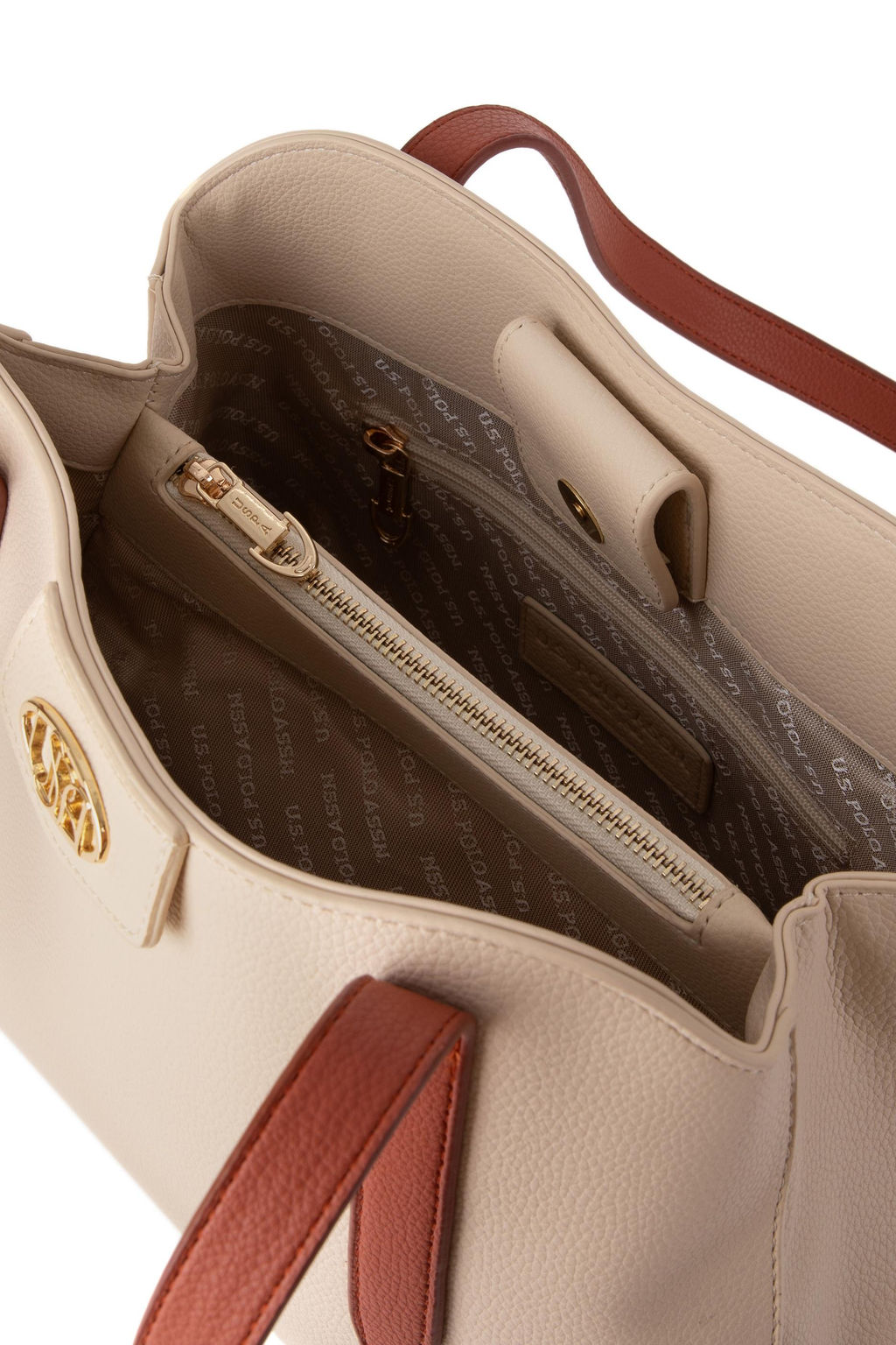 Женская кремовая сумочка Неожиданная скидка в корзине - U.s. polo assn фото 6