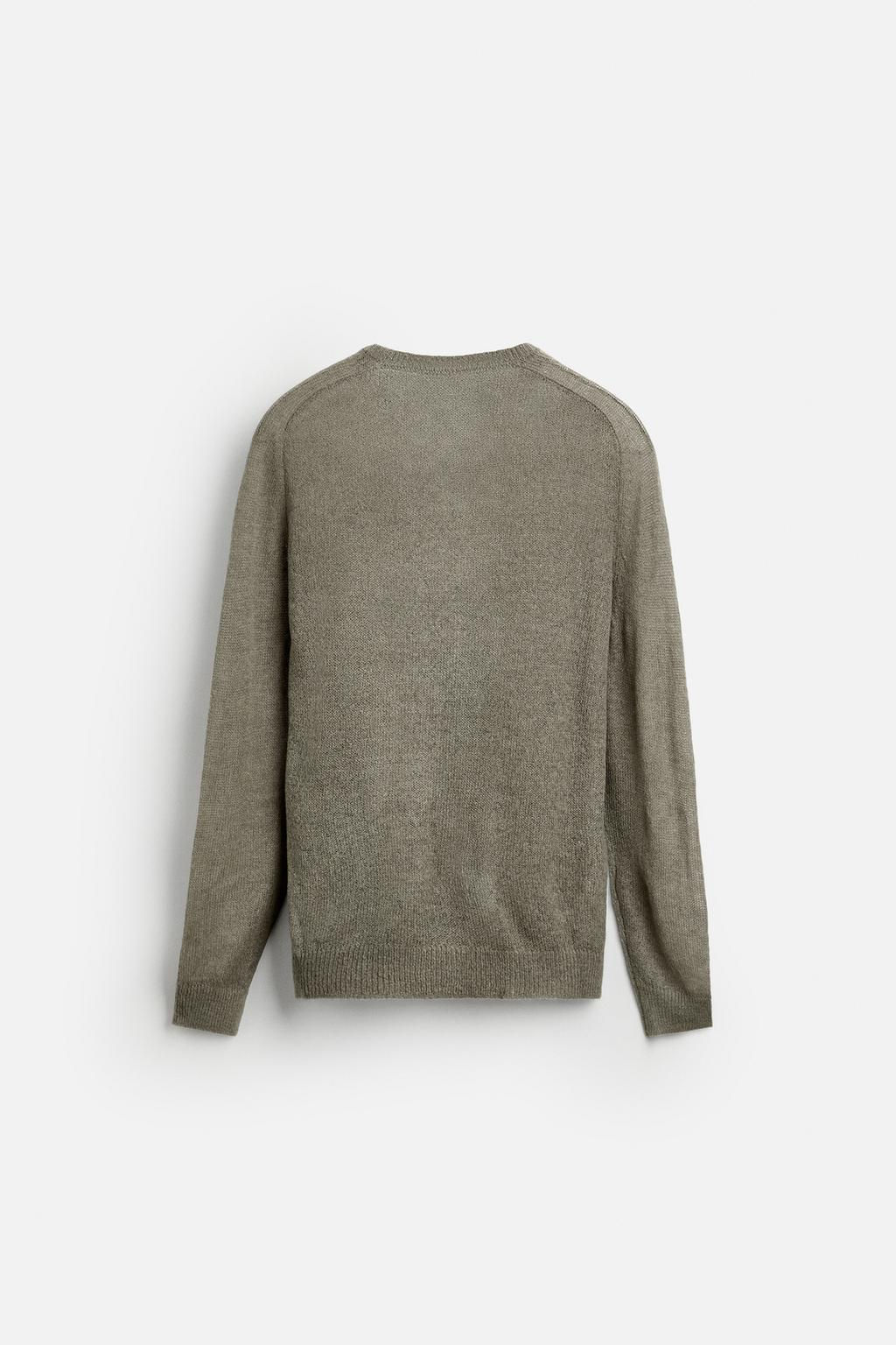 LIGHTWEIGHT TEXTURED SWEATER - Zara фото 8
