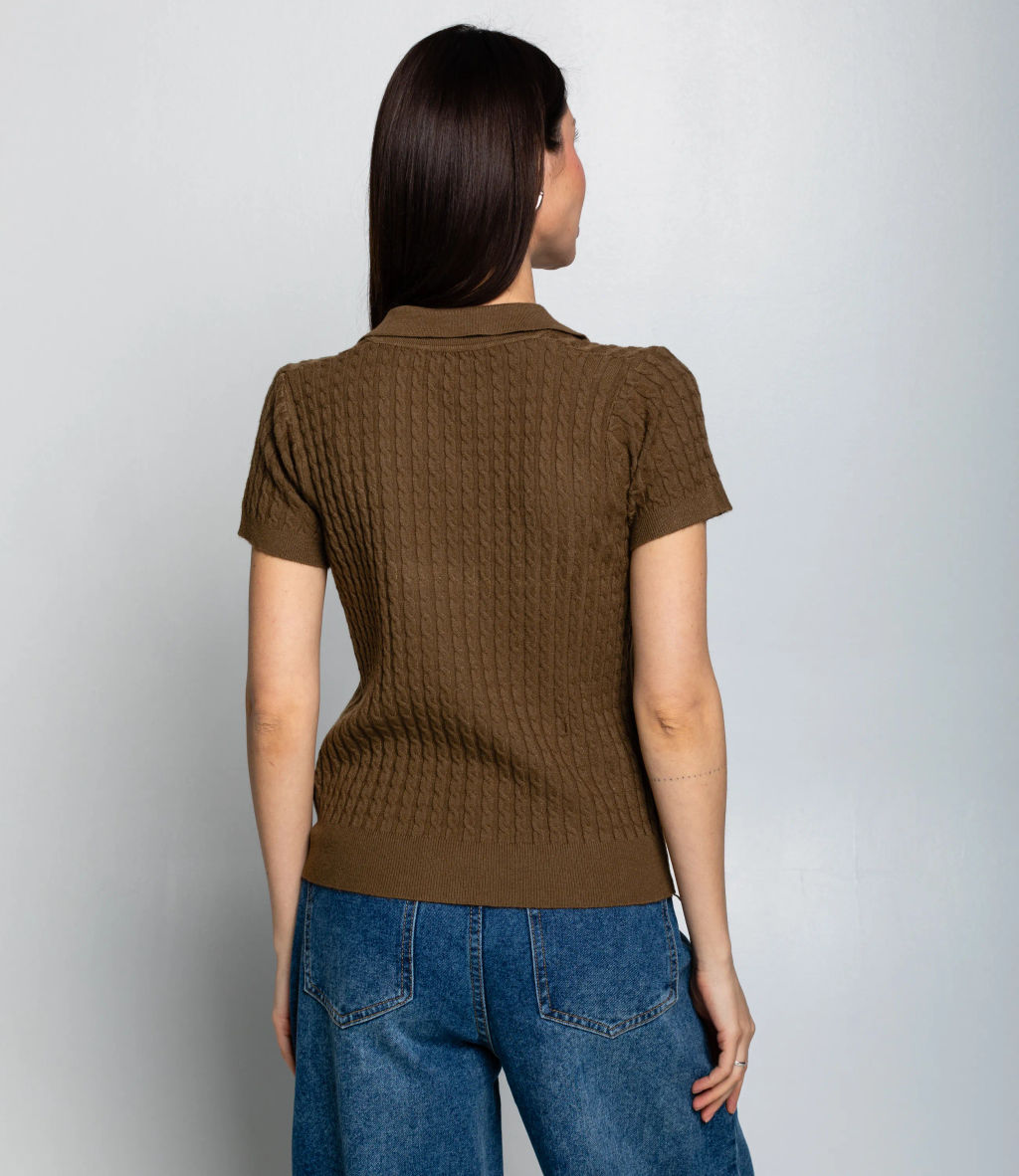 Футболка #КТ933 (3), коричневый