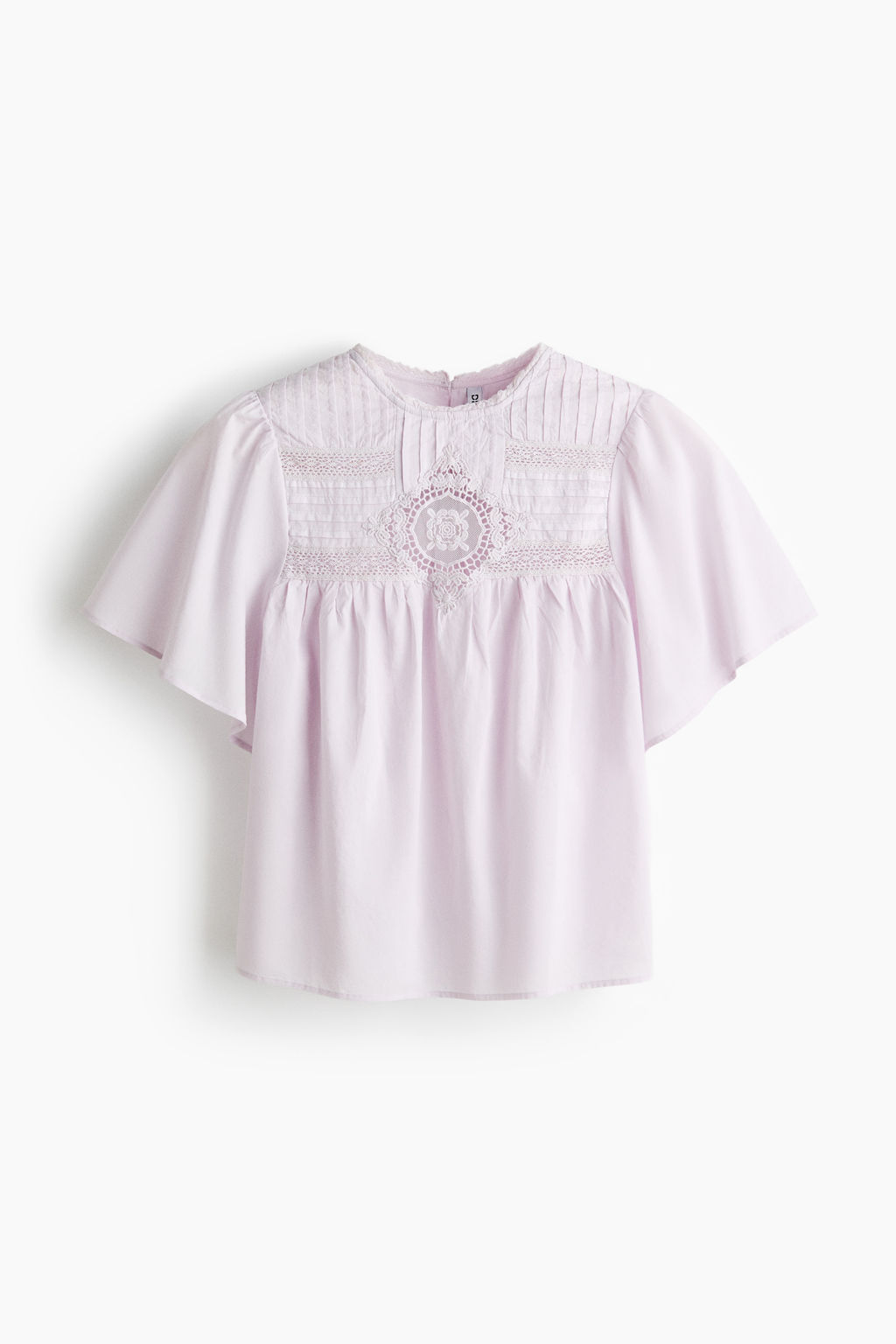 Blusa de algod?n con bordado ingl?s - H&m фото 2