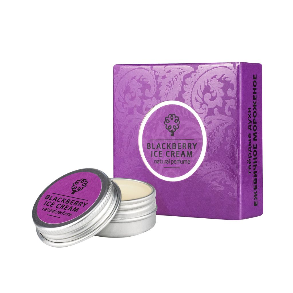 Твердые духи Ежевичное мороженое - Мануфактура дом природы фото 2