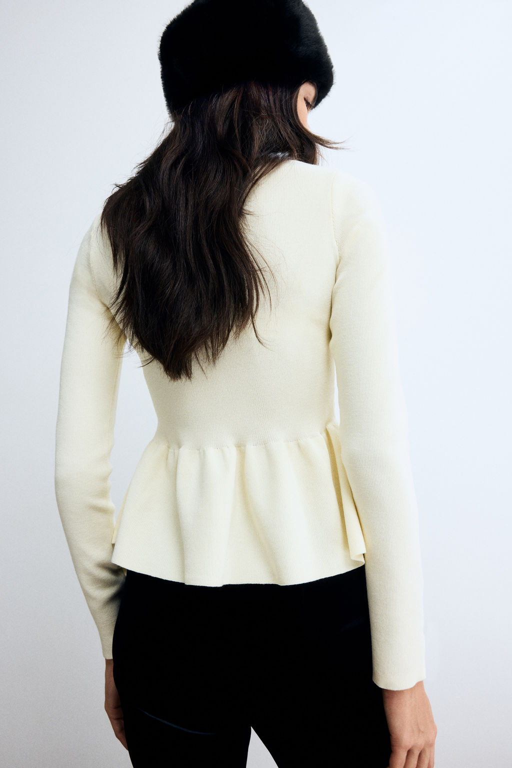 Top de punto con peplum - H&m фото 4