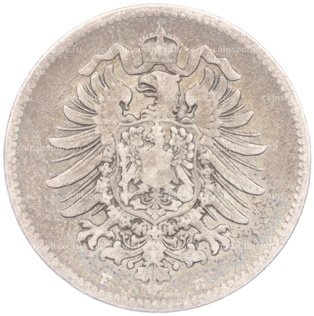 1 марка 1880 года Е Германия