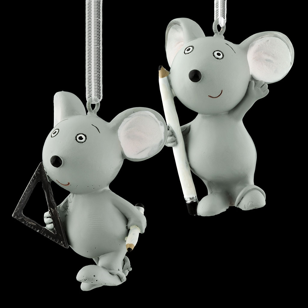 АКЦИЯ Цена за 1 шт. Украшение ErichKrause Decor Канцелярская мышь 5.5см