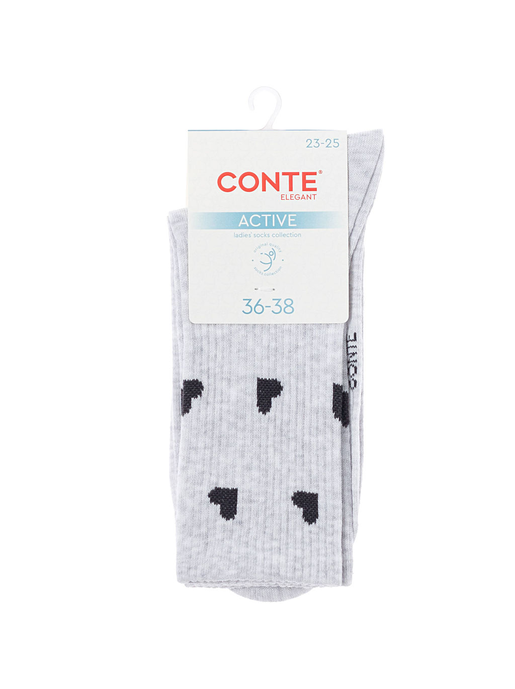 Цена за 2 пары. Носки удлиненные CONTE ACTIVE Носки женские хлопковые - Conte elegant фото 4