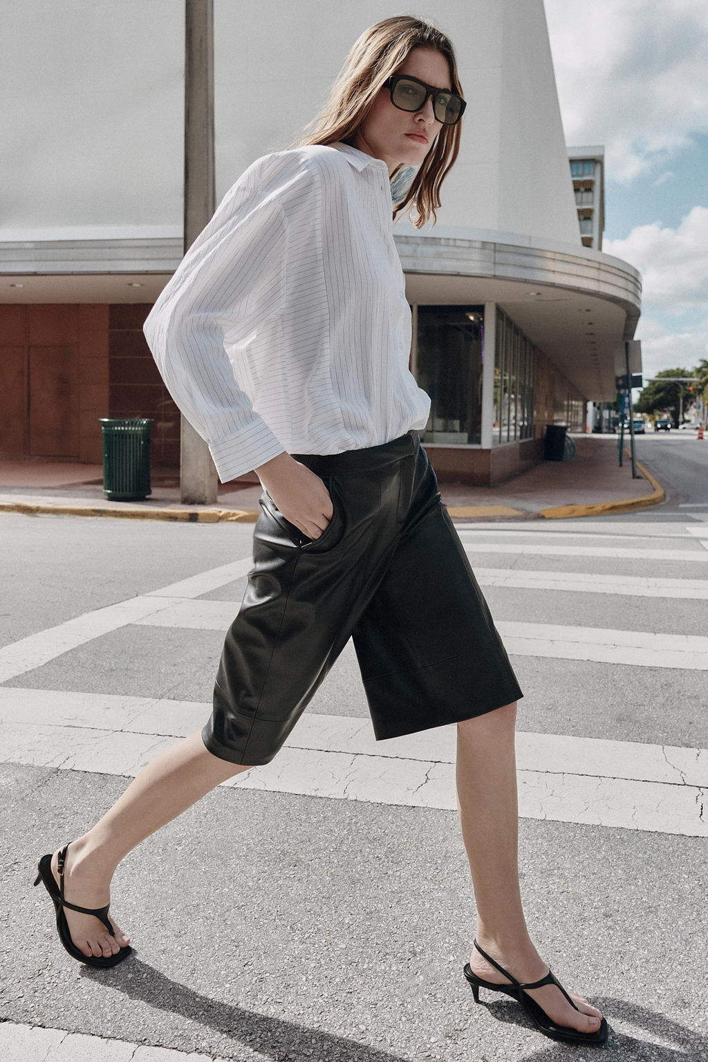 STRIPED OVERSIZE SHIRT - Zara фото 11