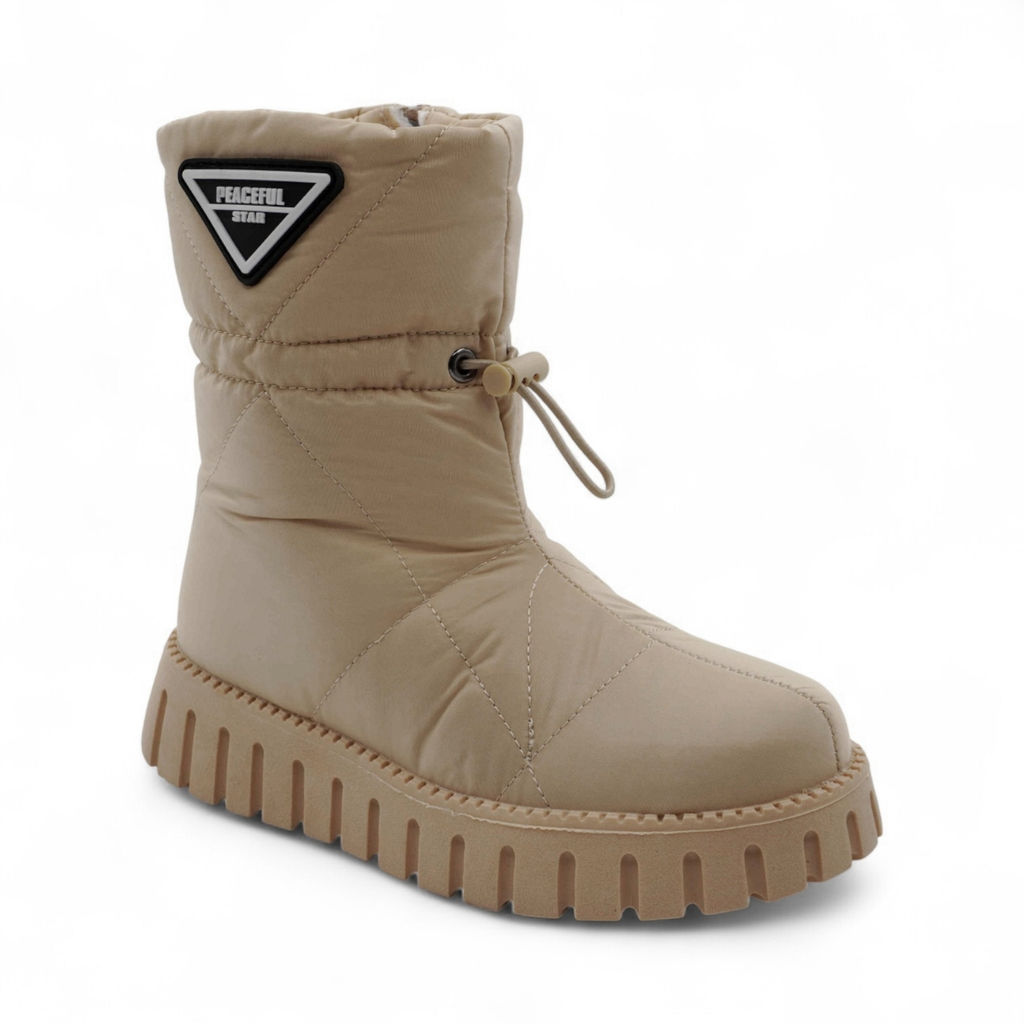 Дутики А5016-11 бежевые - BONCY фото 2