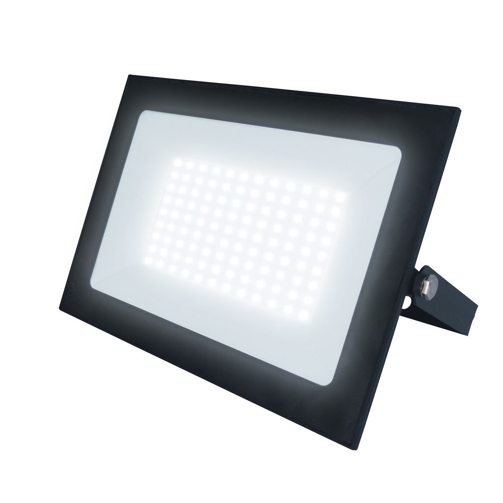 ULF-F21-100W/4000K IP65 200-250В BLACK Прожектор светодиодный. Белый свет (4000K). Корпус черный. TM Uniel