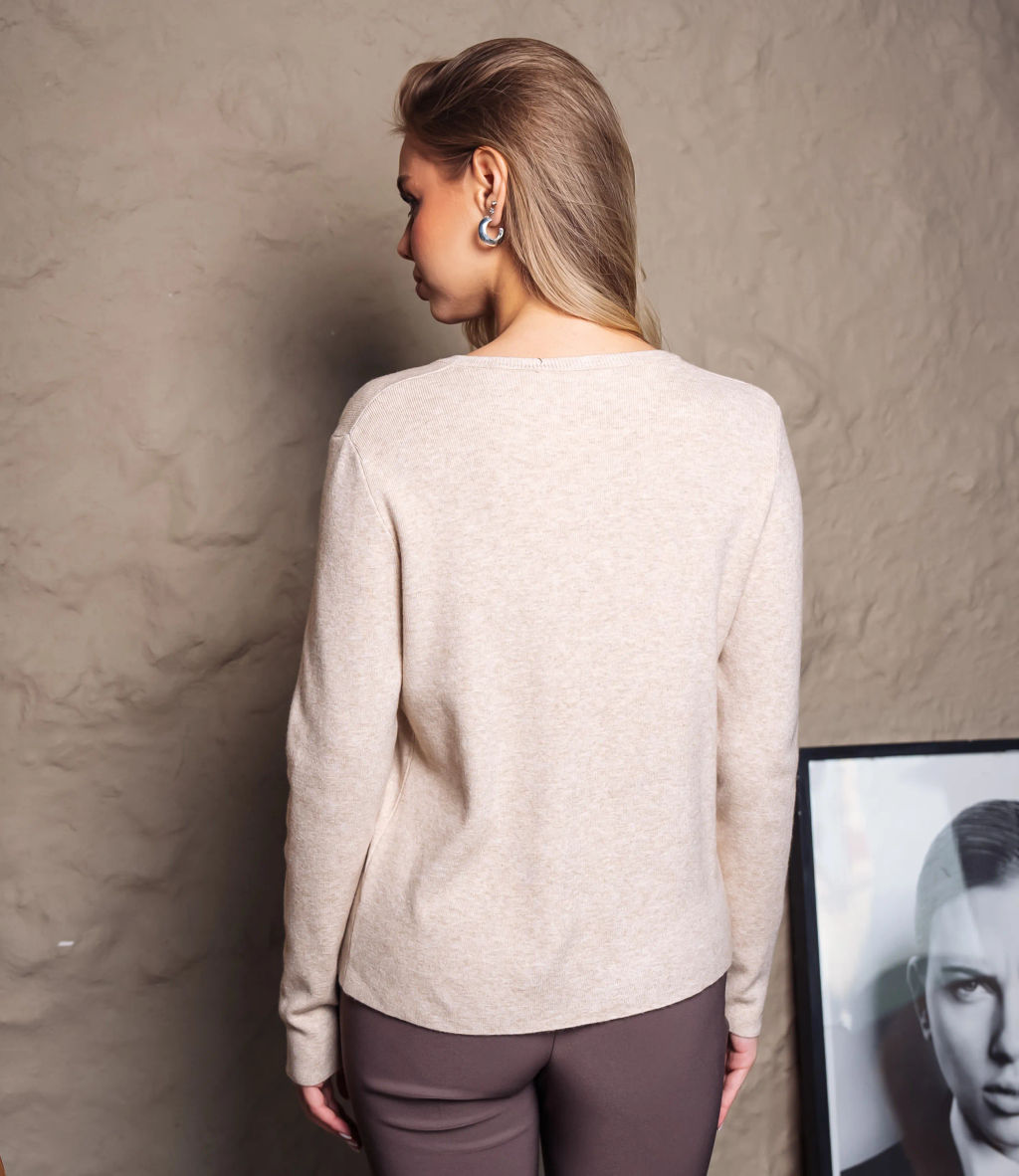Кардиган #КТ9055 (2), бежевый - Dommod фото 3