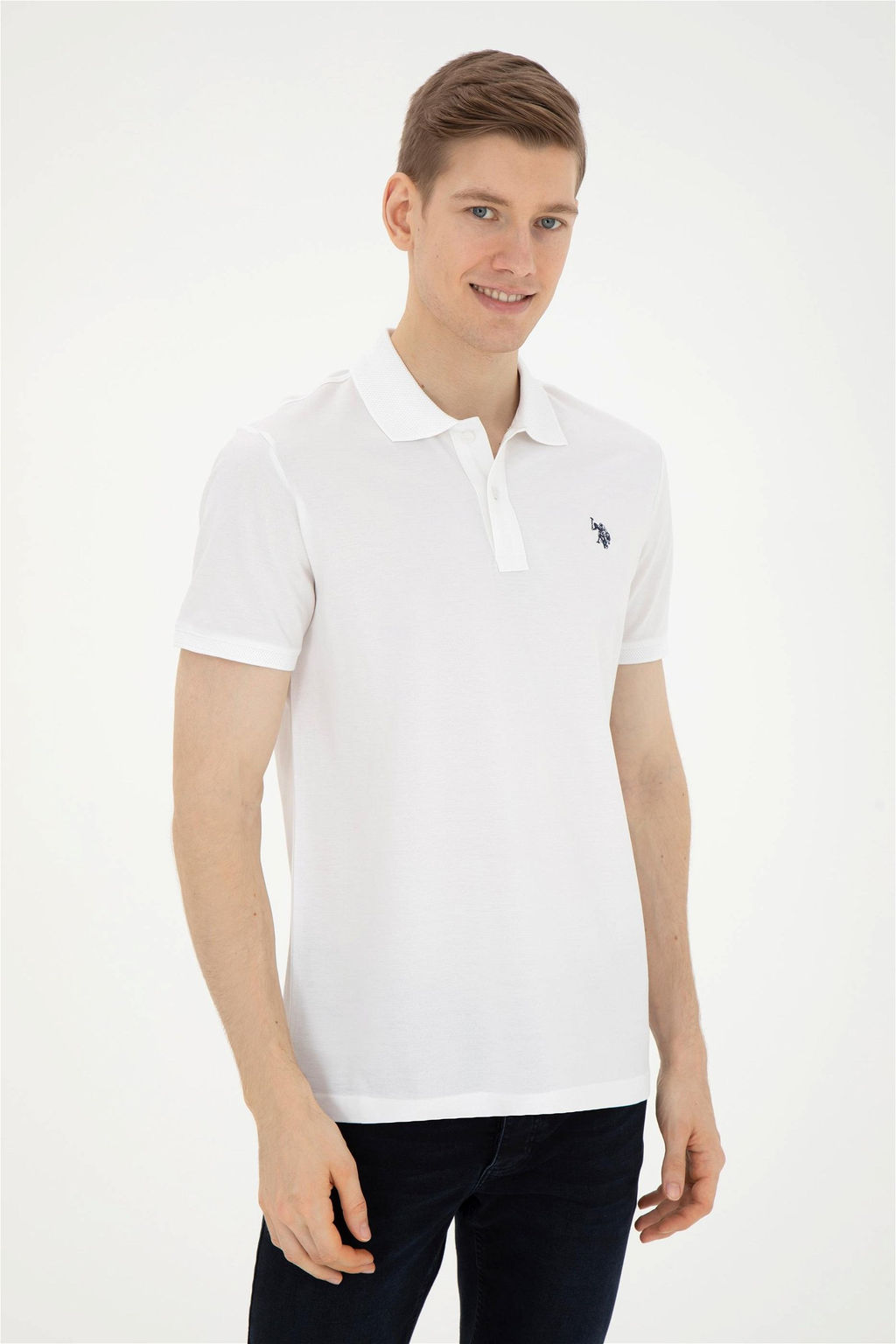 Мужская белая футболка - U.s. polo assn фото 3