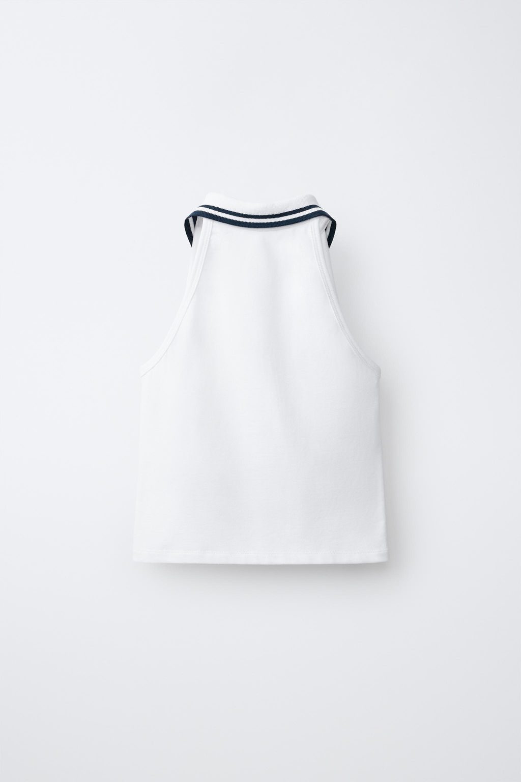 POLO PIQU? CUELLO HALTER / Crudo - Zara фото 4