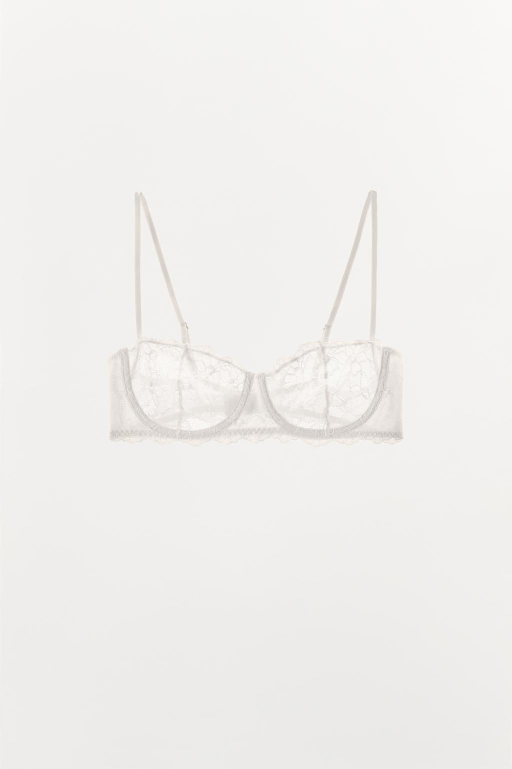 UNDERWIRED LACE BRA - Zara фото 10