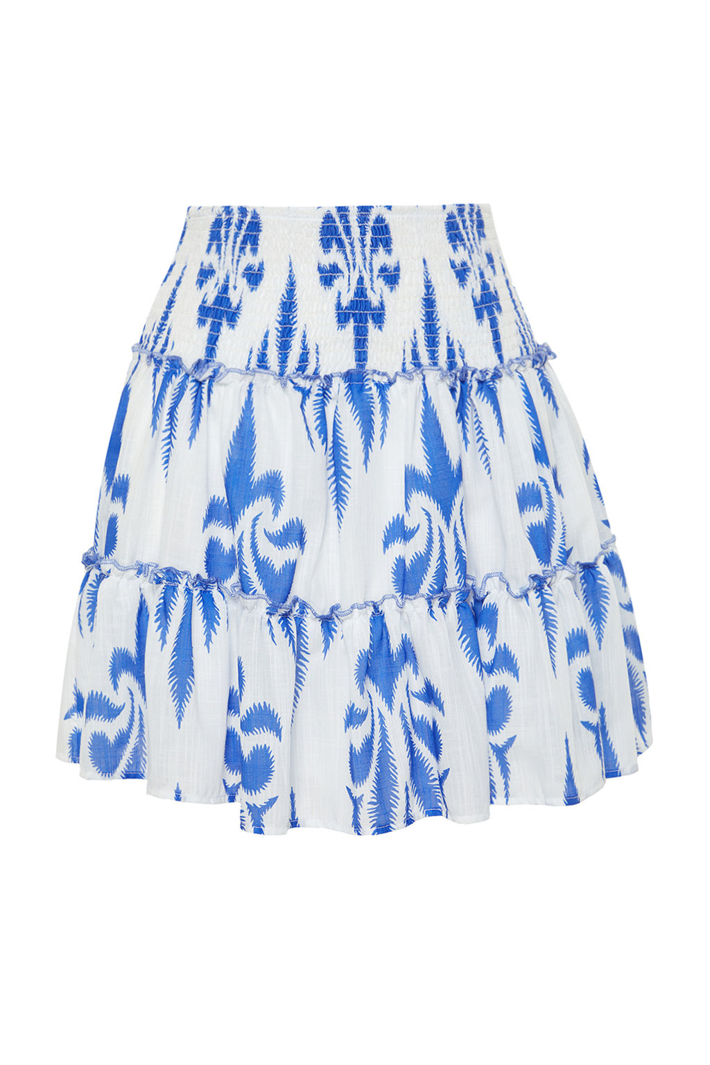 Mavi Gipeli Etegi F?rf?rl? Keten Gorunumlu Mini Dokuma Etek TWOSS24ET00175 - Trendyolmilla фото 7