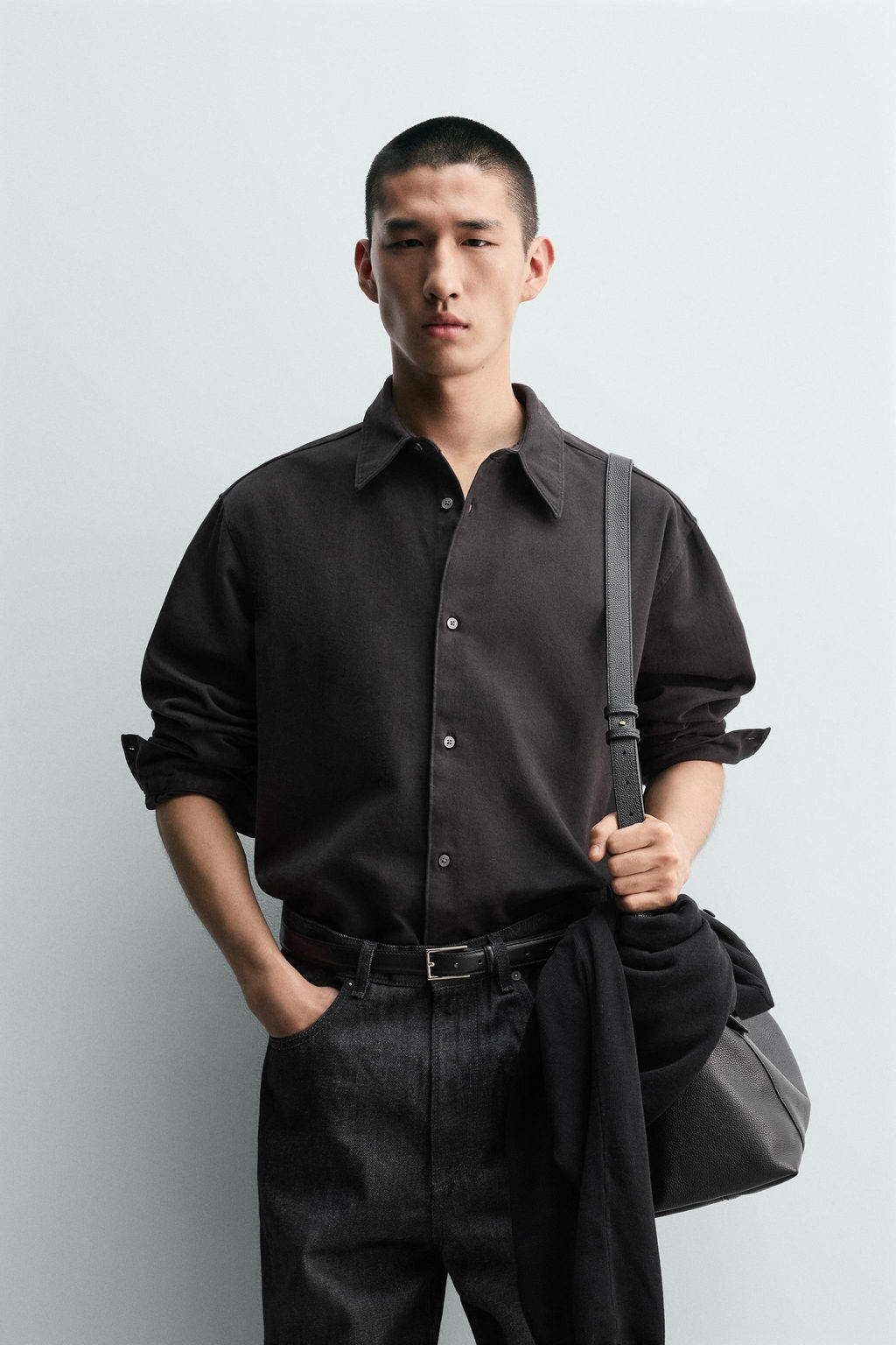 COLOURED DENIM SHIRT - Zara фото 2