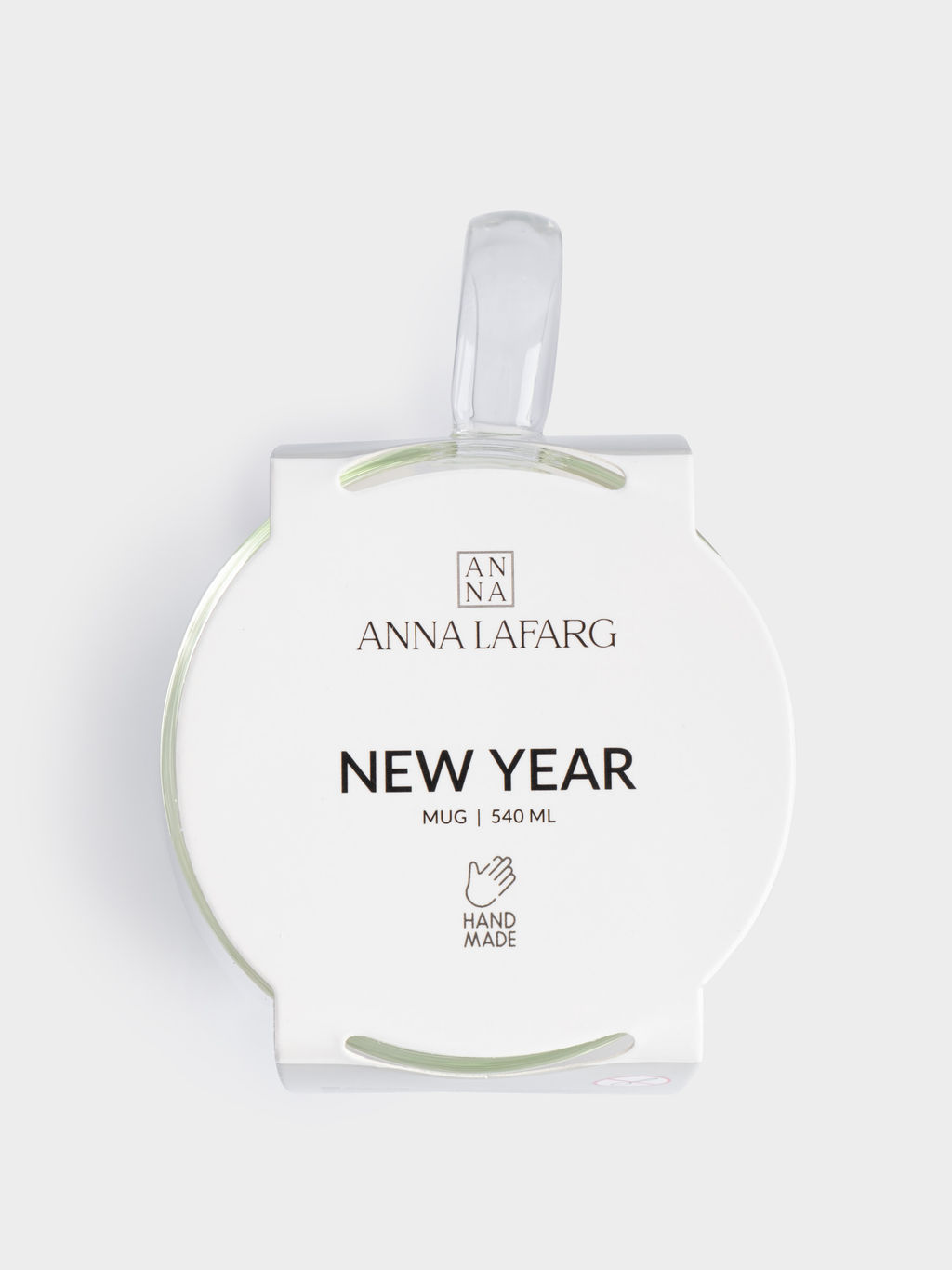 Кружка, 540 мл, стекло Б, Елка, New year - Anna lafarg фото 6