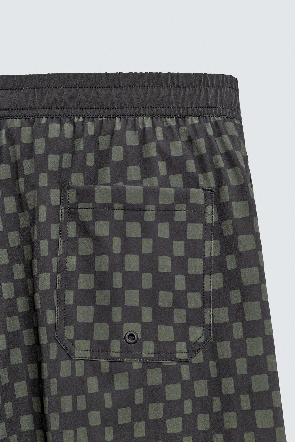 LONG CHECKED SWIMMING TRUNKS - Zara фото 10