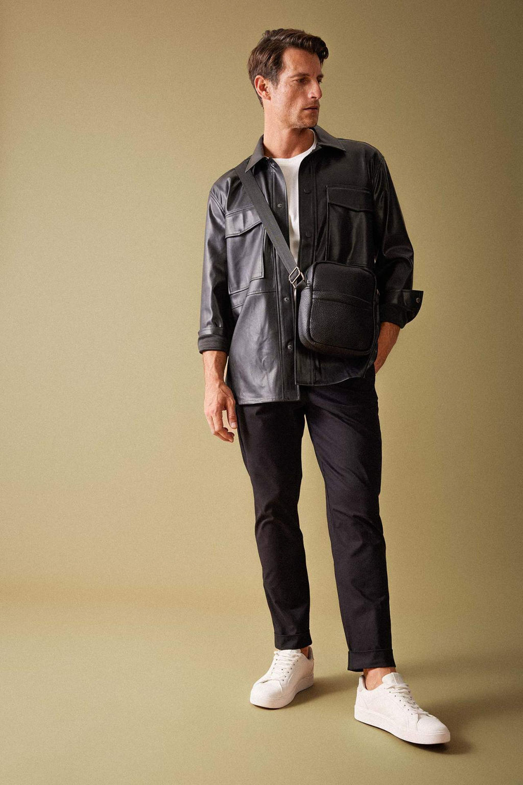 Gabardin Pantolon Tailored Regular Fit Cepli Duble Paca - Defacto фото 2